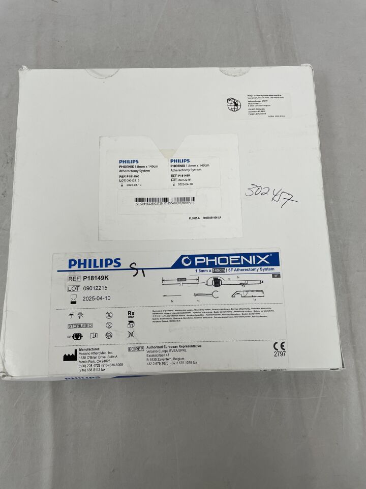 P18149K - VOLCANO - Phoenix Atherectomy System, 1.8 mm Catheter Size, () - ( Expiry Date:  )