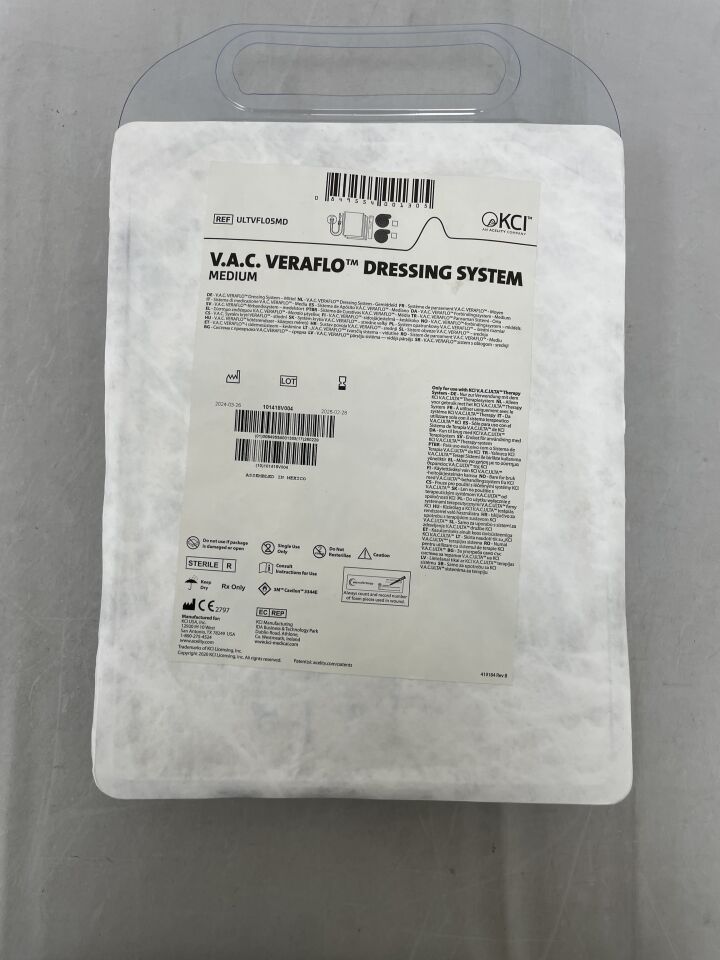 ULTVFL05MD  -  KCI  -  V.A.C. VeraFlo Dressing System, Medium , (  )  -  ( Expiry Date :  )