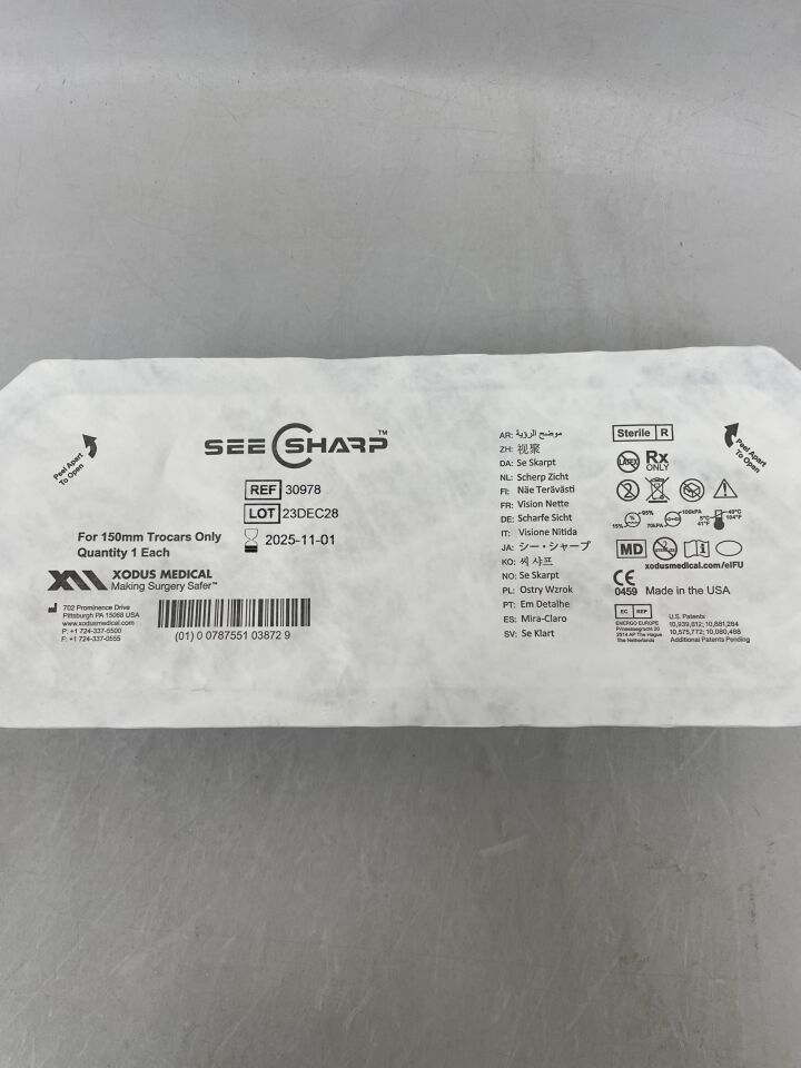 30978 - XODUS MEDICAL - See Sharp (SOLO para trócares de 150 mm), ( ) - ( Fecha de caducidad: )