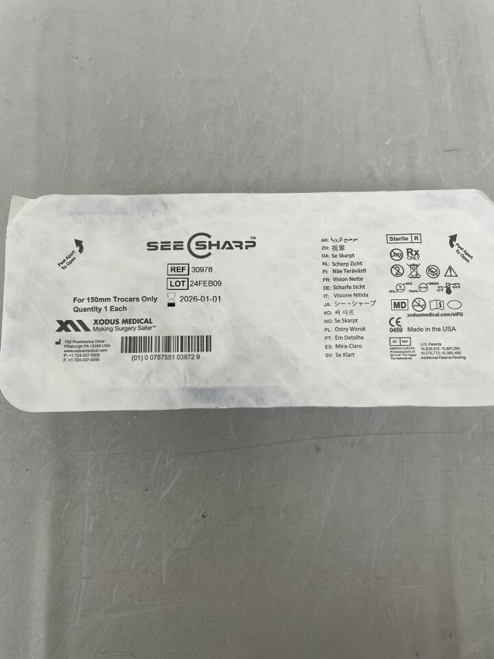 30978 - XODUS MEDICAL - 銳利視野（僅適用於 150mm 套管針），（）-（有效期限：）