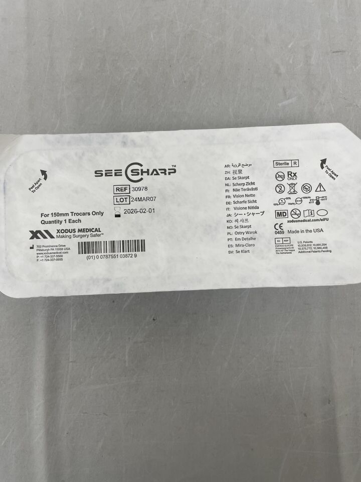 30978 - XODUS MEDICAL - See Sharp (SOLO para trócares de 150 mm), ( ) - ( Fecha de caducidad: )