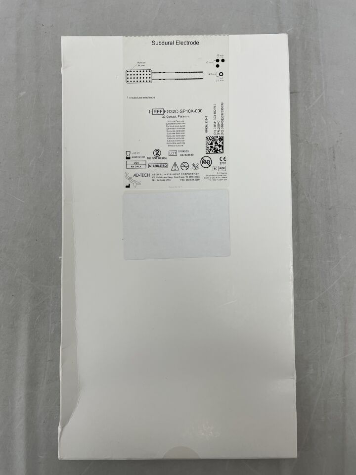 FG32C-SP10X-000 - ADTECH MEDICAL - Subdural Electrode, 32 Contact, Platinum, () - ( Expiry Date:  )