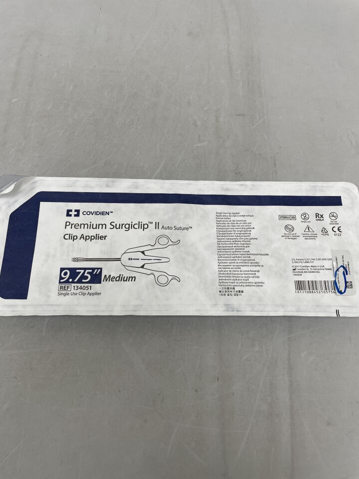 134051 - COVIDIEN - Premium Surgiclip II Clip Applier, Medium, 9.75", () - ( Expiry Date:  )