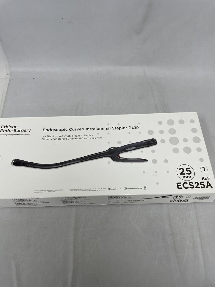 ECS25A - ETHICON - Proximate Endoscopic Curved Intraluminal Stapler, 25 mm Head Diameter, () - ( Expiry Date:  )