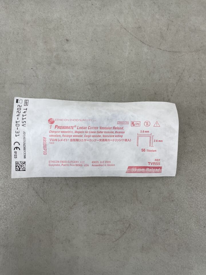 TVR55 - ETHICON - Proximate Linear Cutter Cartridge, White, 55 mm Size, () - ( Expiry Date:  )