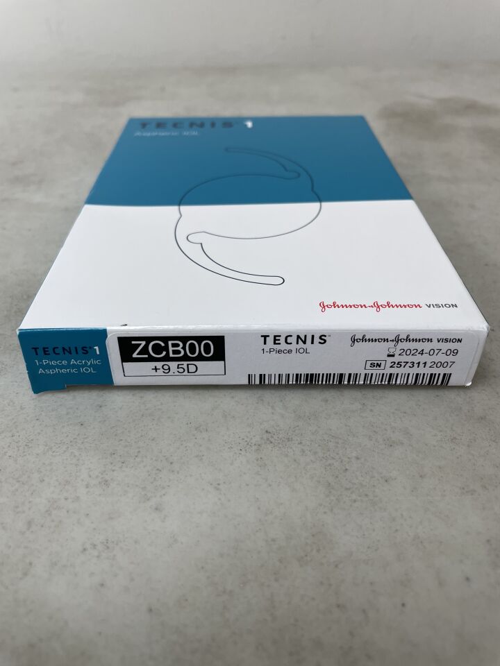 ZCB0000095 - JOHNSON & JOHNSON - tecnis 1-pc clear mono 6.0mm 9.5d, () - ( Expiry Date:  )