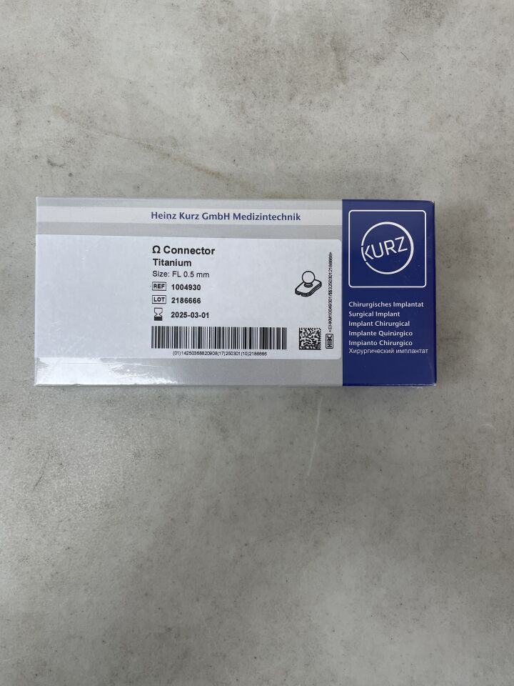 1004930 - KURZ - Connector Titanium FL .5mm, () - ( Expiry Date:  )