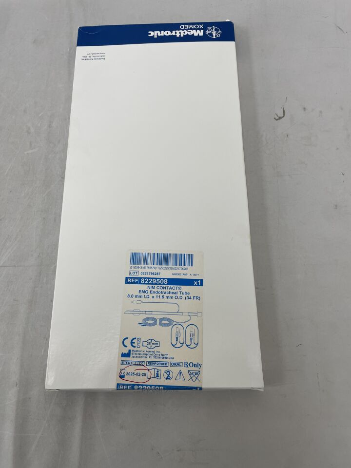 8229508 - MEDTRONIC - NIM Contact EMG Endotracheal Tube 8mm x 11.5mm, () - ( Expiry Date:  )