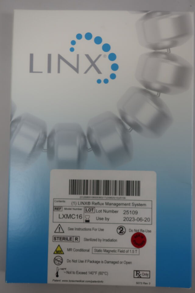 LXMC16 - TORAX MEDICAL - LINX Reflux Management Device, Titanium, 16 Beads, () - ( Expiry Date:  )