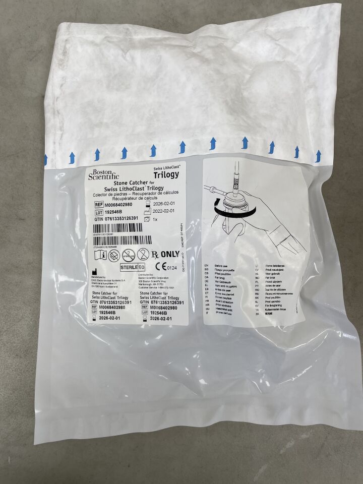 840298  -  BOSTON SCIENTIFIC  -  Stone Catcher for Swiss LithoClast Trilogy , (  )  -  ( Expiry Date :  )