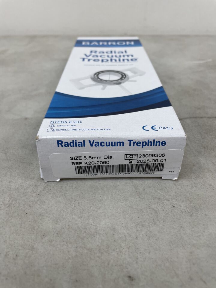 K20-2060 - KATENA - radial vacuum trephine 8.5mm, () - ( Expiry Date:  )