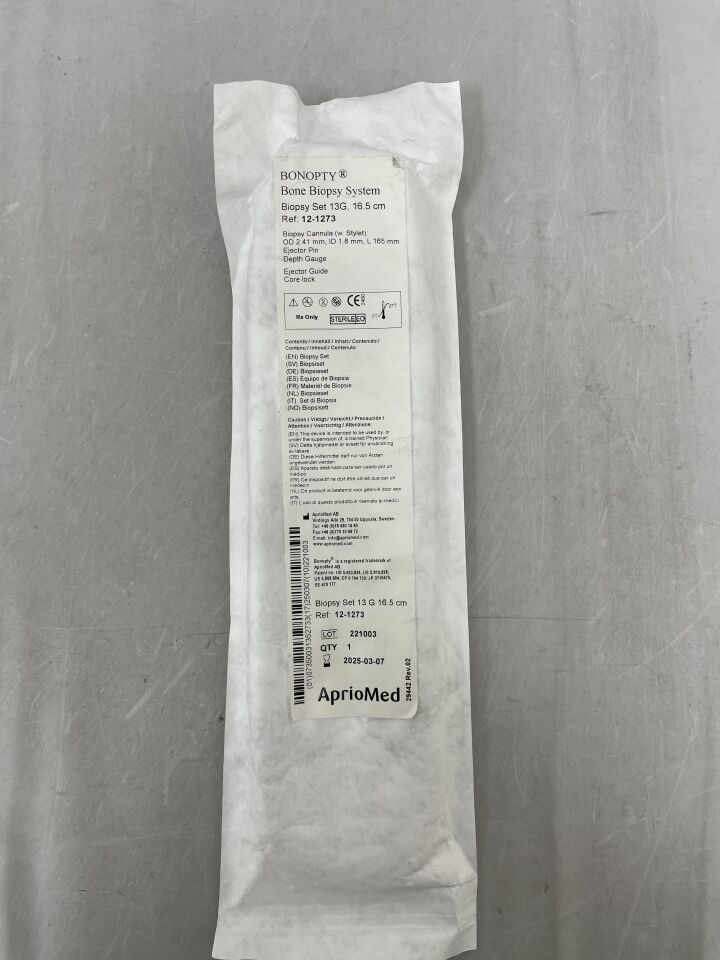 12-1273 - APRIOMED - Bonopty Bone Biopsy System Penetration Set 13G x 16.5cm, () - ( Expiry Date:  )