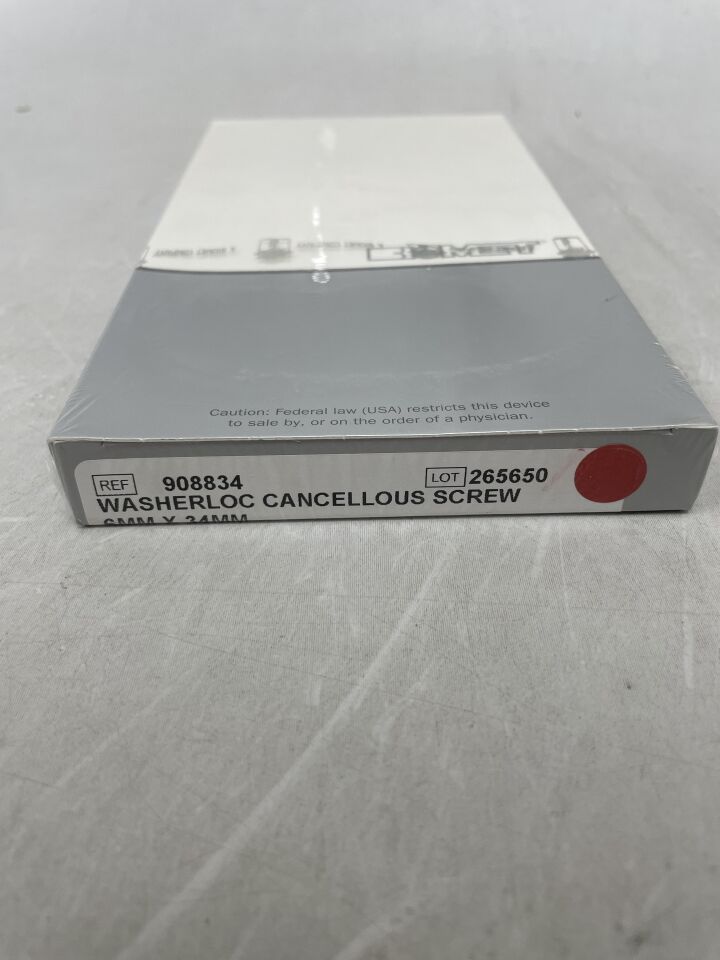 908834 - BIOMET - Washerloc Cancellous Screw, 6.0mm x 34mm, () - ( Expiry Date:  )
