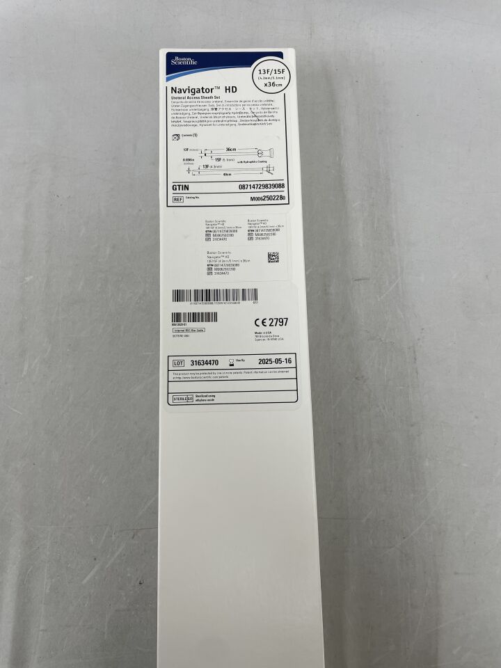 250228 - BOSTON SCIENTIFIC - Navigator HD Ureteral Access Sheath Set 13f/15f/36cm, () - ( Expiry Date:  )