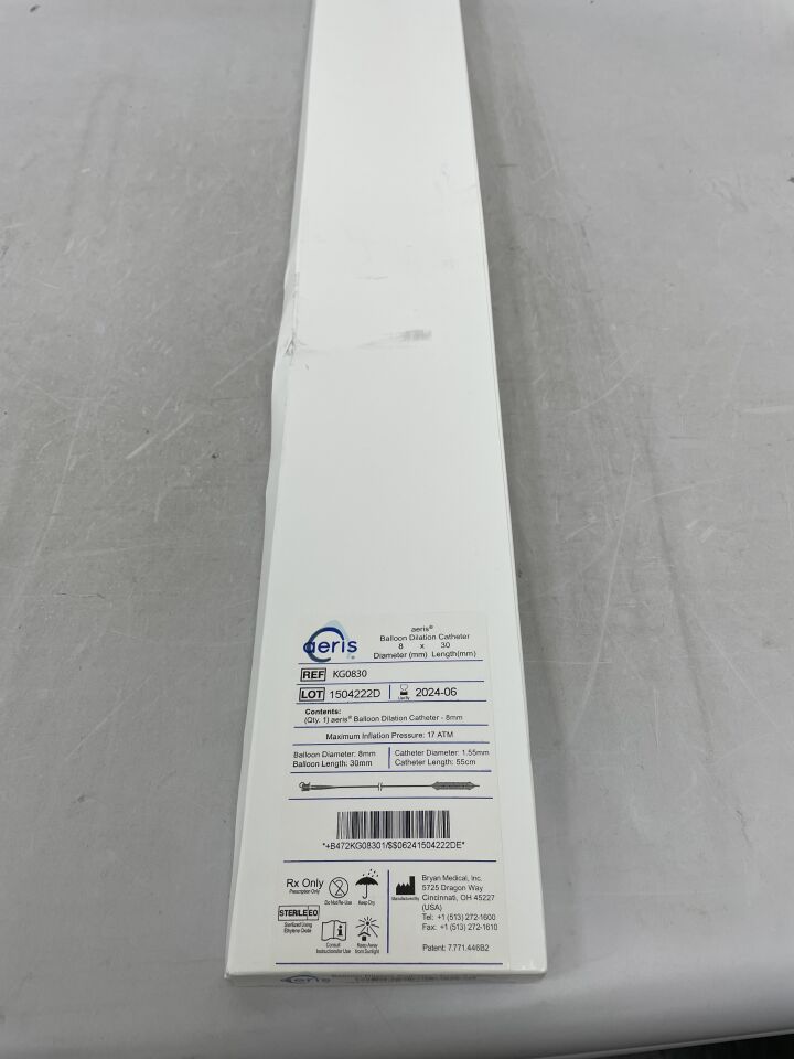 KG0830 - BRYAN MEDICAL - Aeris Balloon Dilation Catheter, 8mm x 30mm, 55cm, ()