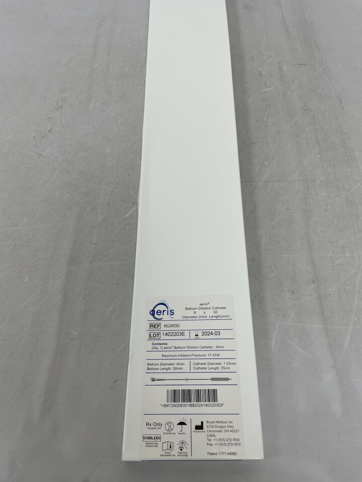 KG0930 - BRYAN MEDICAL - Aeris Balloon Dilation Catheter 9mm x 30mm, 55cm, ()
