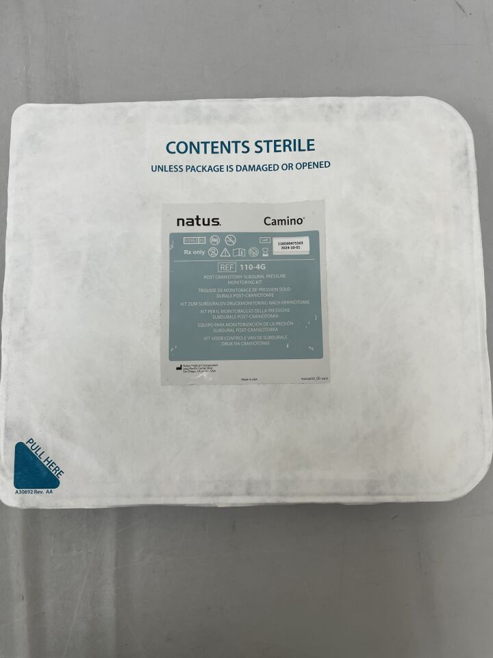 110-4G - NATUS - Camino Post Craniotomy Subdural Pressure Monitoring Catheter Kit, () - ( Expiry Date:  )