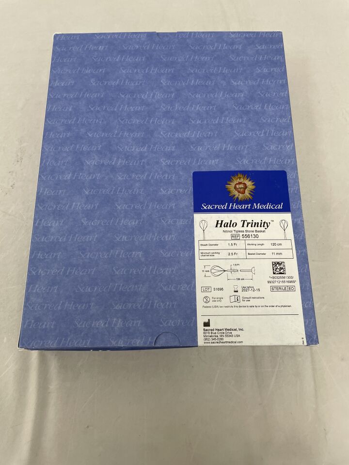 556130 - SACRED HEART MEDICAL - Halo Trinity Nitinol Tipless Stone Basket, 1.5Fr, 11mm x 120cm, ()