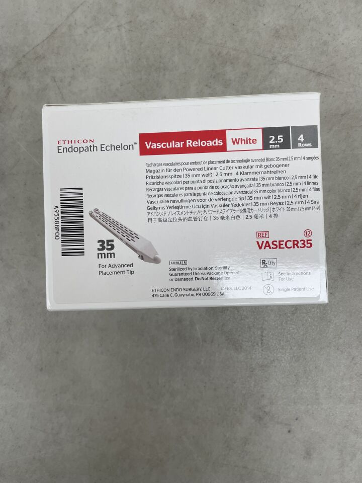 VASECR35 - ETHICON - Echelon Endopath Stapler Reload, For Advanced Placement Tip, () - ( Expiry Date:  )