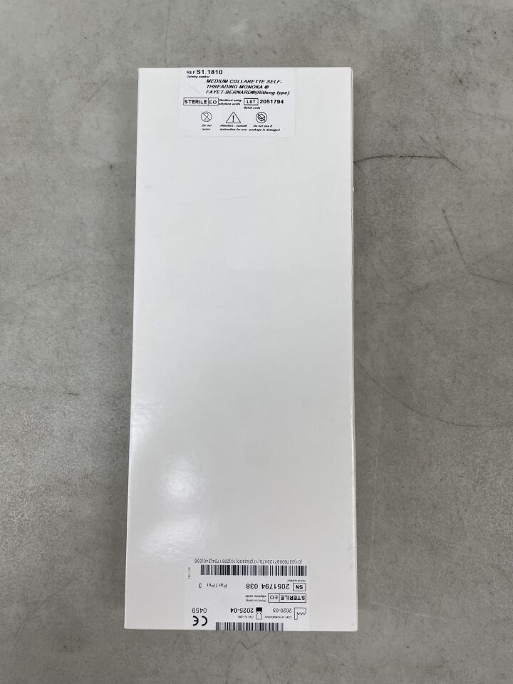 S1.1810 - FCI - Self-Threading Monoka 3mm Medium Collarette, Silicone, () - ( Expiry Date:  )