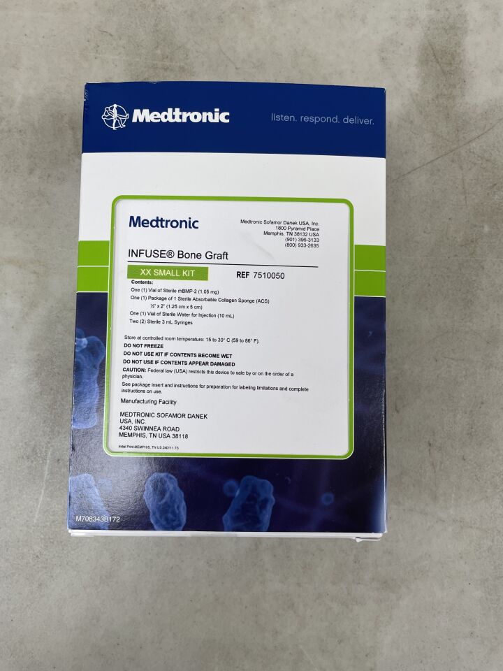 7510050 - MEDTRONIC - Infuse Bone Graft XX-Small Kit, () - ( Expiry Date:  )