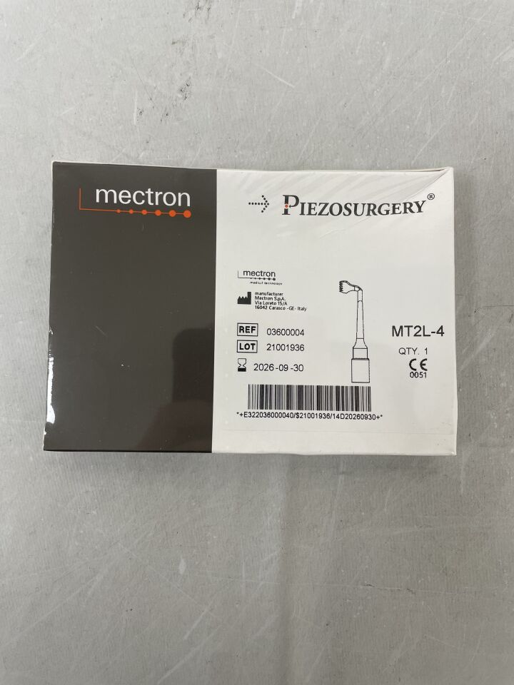 03600004 - MECTRON - PIEZOSURGERY MT2L-4 Inserto quirúrgico para pieza de mano estándar, ( ) - ( Fecha de caducidad : )