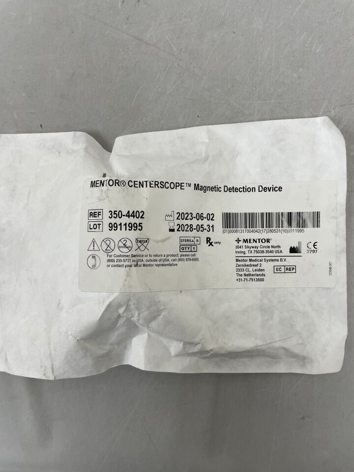 350-4402 - MENTOR - MENTOR CENTERSCOPE 磁性檢測設備，（）-（效期：）