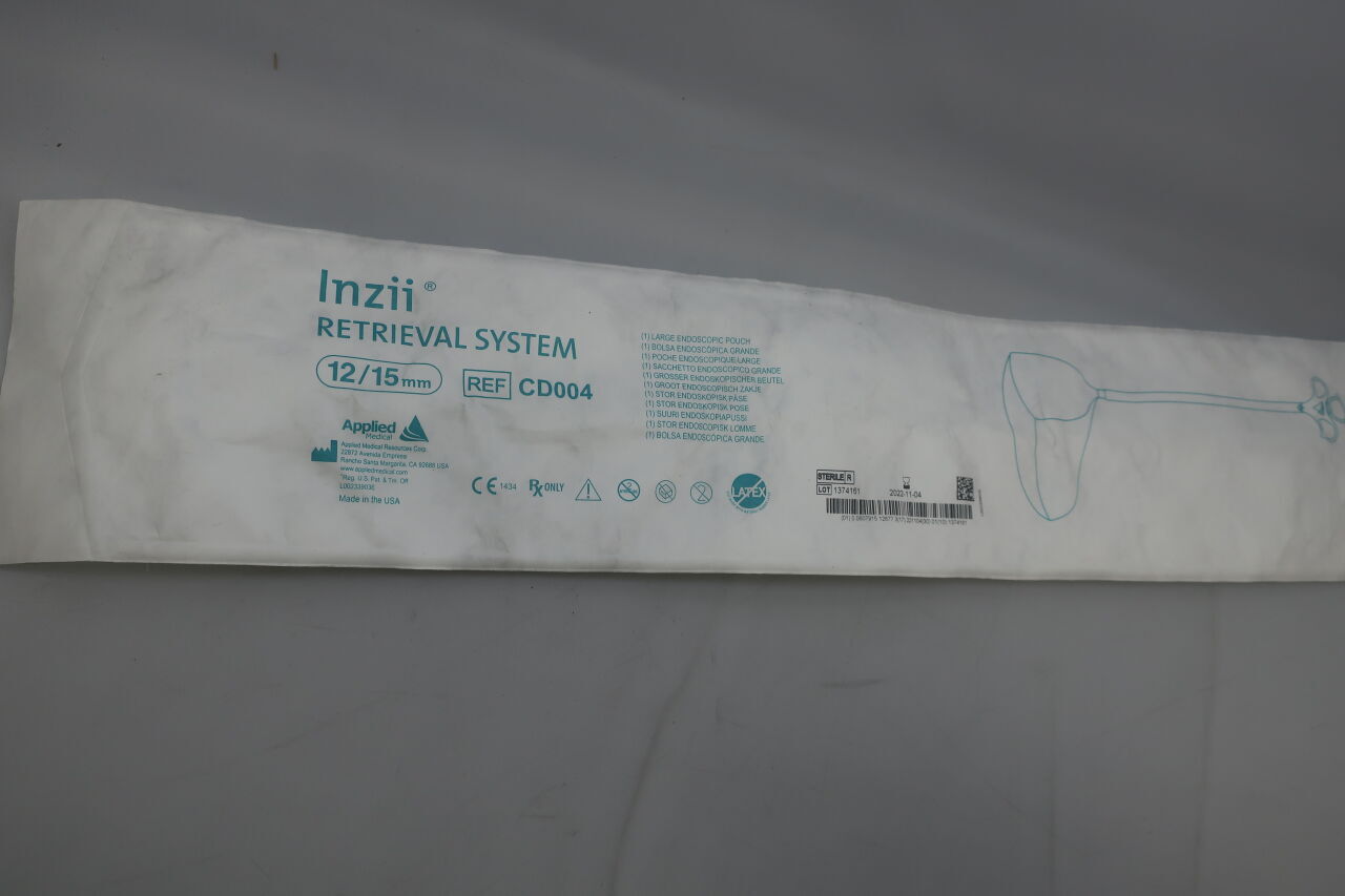 CD004 - APPLIED MEDICAL RESOURCES - Inzii Retrieval System, 1600 mL, 12/15 mm Port, (EA) - ( Expiry Date: 2025-03-15 )