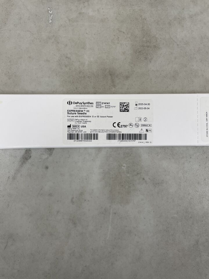 214141 - DEPUY - Needle For Expressew III Flexible Suture Passer, (BX/5) - ( Expiry Date: 2025-04-30 )