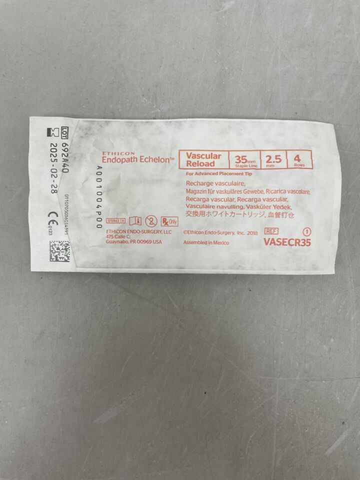 VASECR35 - ETHICON - Echelon Endopath Stapler Reload, For Advanced Placement Tip, (EA) - ( Expiry Date: 2025-02-28 )