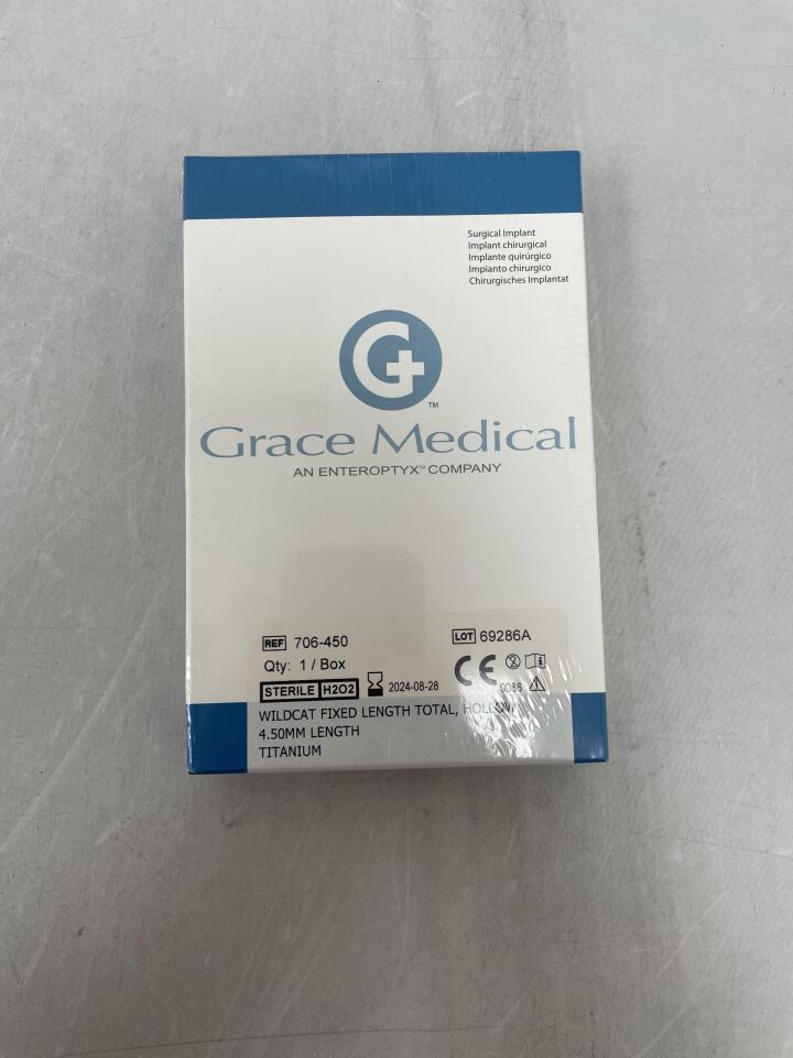 706-450 - GRACE MEDICAL - WILDCAT FIXED LENGTH TOTAL, HOLLOW, 4.5mm, (BX/1) - ( Expiry Date: 2024-08-28 )