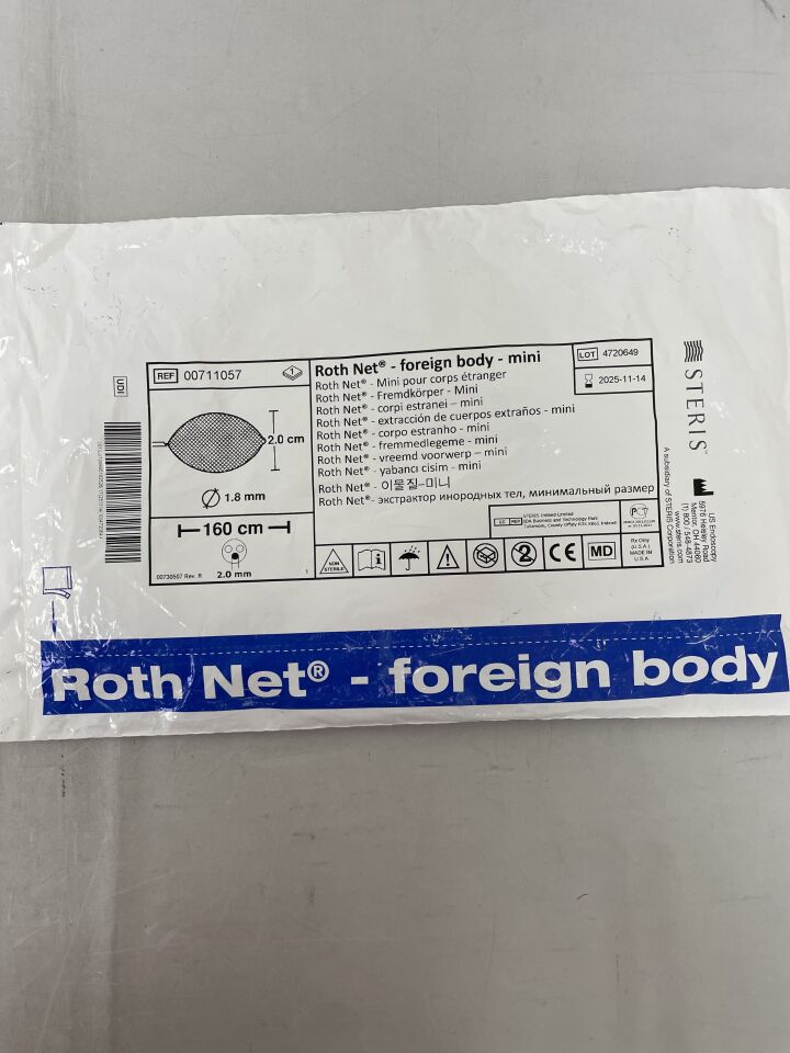 711057  -  STERIS  -  Roth Net Retriever, Mini 160cm (Packaged Non-Sterile) , ( EA )  -  ( Expiry Date : 2025-11-14 )