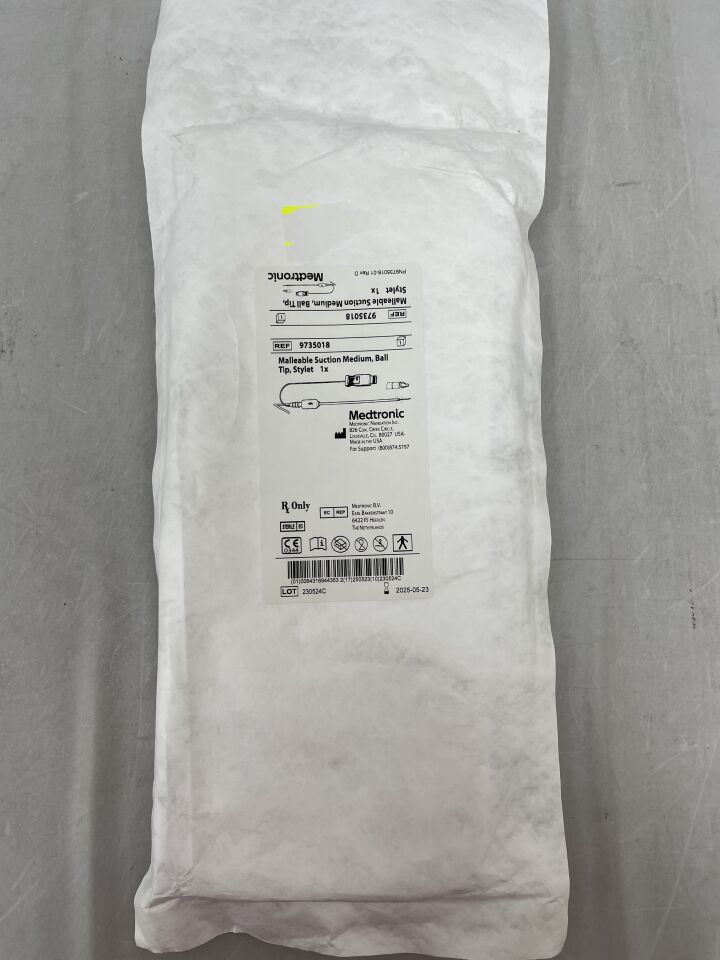 9735018 - MEDTRONIC - Malleable Suction, Medium Ball Tip, (EA) - ( Expiry Date: 2025-05-23 )