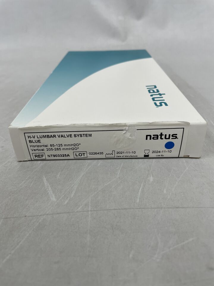 NT903325A - NATUS - H-V Lumbar Valve System, Blue, (BX/1) - ( Expiry Date: 2025-03-08 )