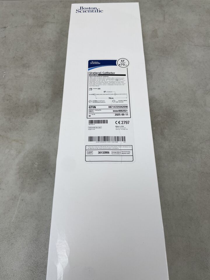 400202 - BOSTON SCIENTIFIC - Open End Ureteral Catheter, 6F x 70cm, (BX/20) - ( Expiry Date: 2025-09-11 )