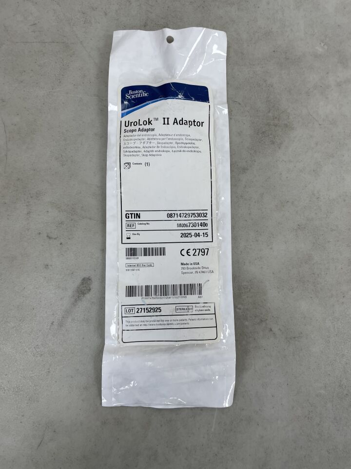 730140 - BOSTON SCIENTIFIC - UroLok II Scope Adaptor with Ball-fitting, (EA) - ( Expiry Date: 2025-04-15 )