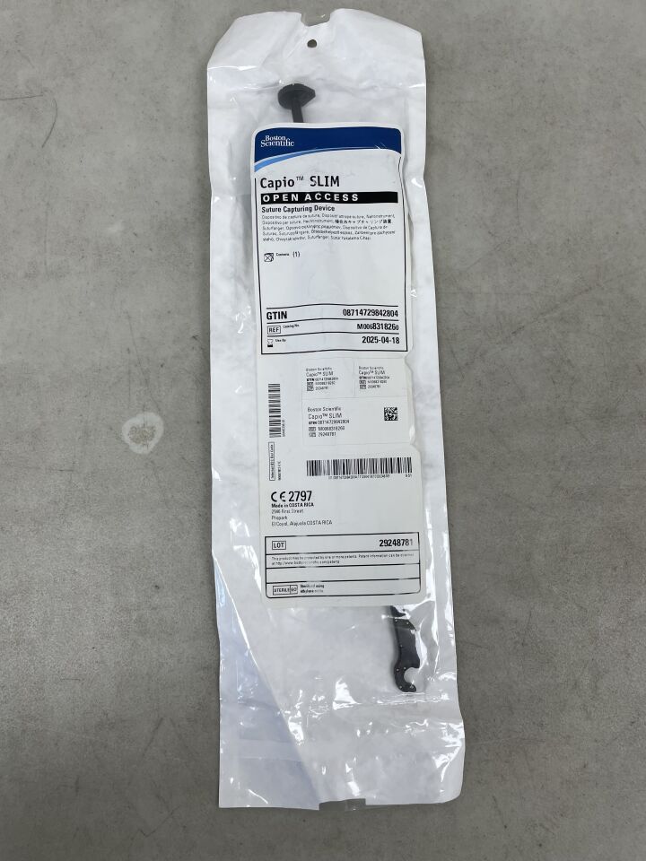 831826 - BOSTON SCIENTIFIC - Capio SLIM Open Access Suture Capturing Device, (EA) - ( Expiry Date: 2025-04-18 )