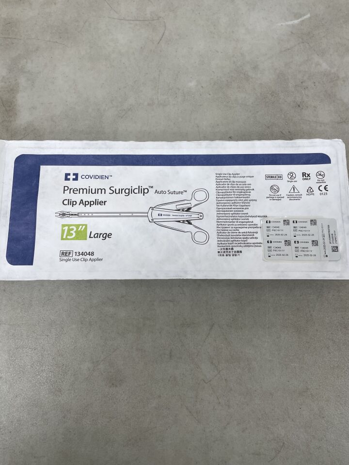 134048 - COVIDIEN - Premium Surgiclip Clip Applier, Large 13.0", (EA) - ( Expiry Date: 2025-02-28 )
