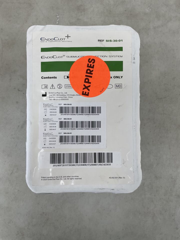 SIS-30-01 - ENDOCLOT - EndoClot Submucosal Injection System, (EA) - ( Expiry Date: 2025-04-07 )