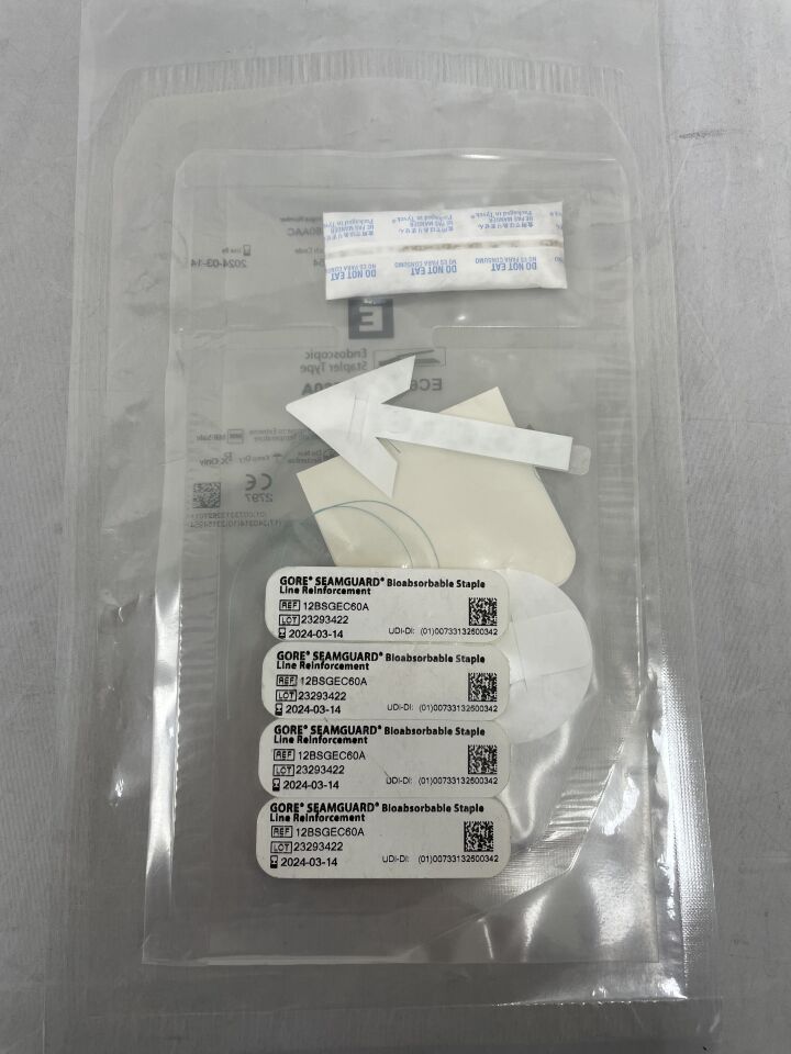 12BSGEC60A - GORE - Seamguard Bioabsorbable Staple Line Reinforcement, For Echelon Flex Endopath 60, () - ( Expiry Date: 2025-01-09 )