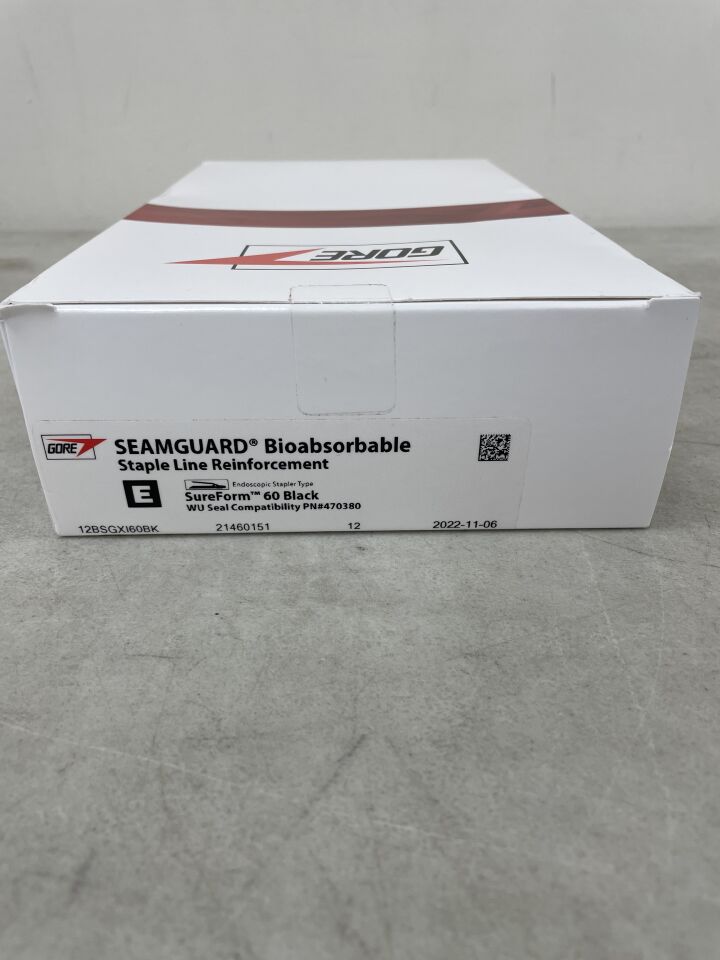 12BSGXI60BK - GORE - SeamGuard Bioabsorbable Staple Line Reinforcement, Black, (BX/12) - ( Expiry Date: 2025-04-30 )