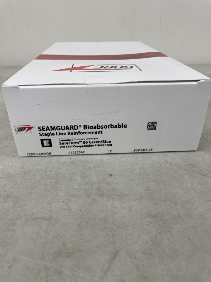 12BSGXI60GB - GORE - SEAMGUARD Bioabsorbable Staple Line Reinforcement, Type - E, (BX/12) - ( Expiry Date: 2023-01-26 )