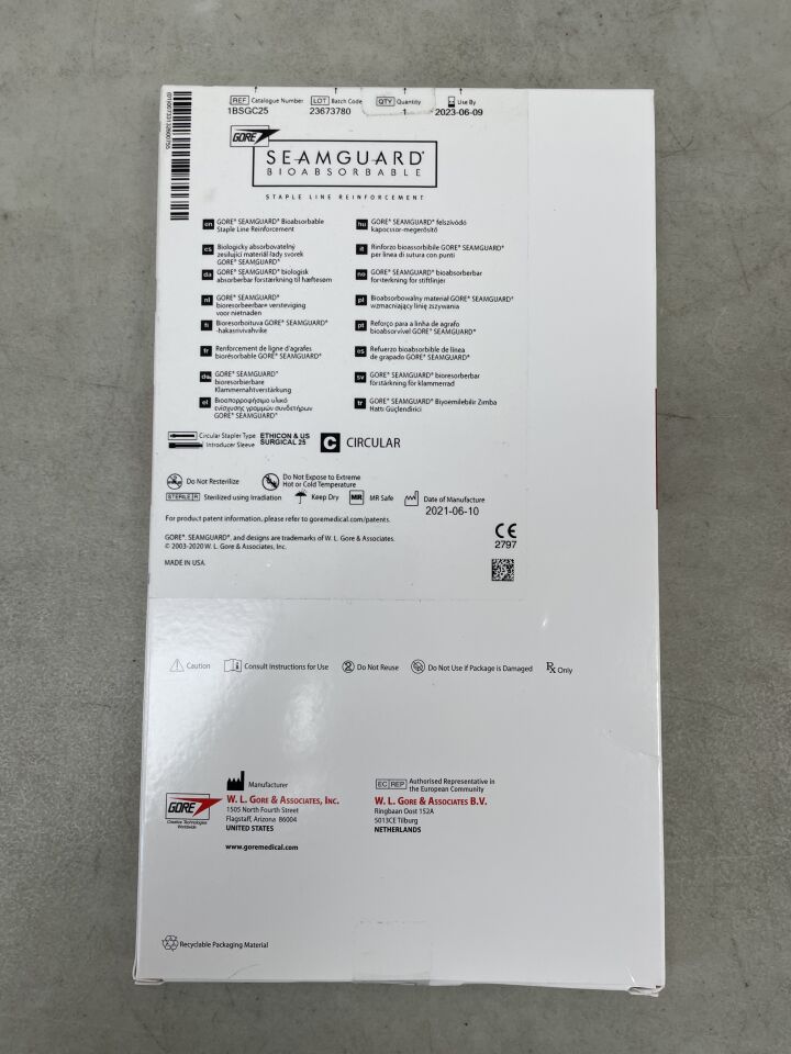 1BSGC25 - GORE - seamguard for circular covidien 25, (BX/1) - ( Expiry Date: 2024-03-07 )