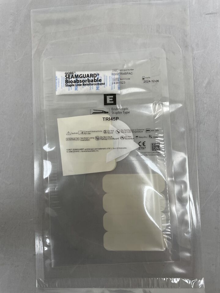 BSGTRI45PAC - GORE - seamguard bioabsorbable staple line reinforcement tri45p, (EA) - ( Expiry Date: 2024-12-06 )