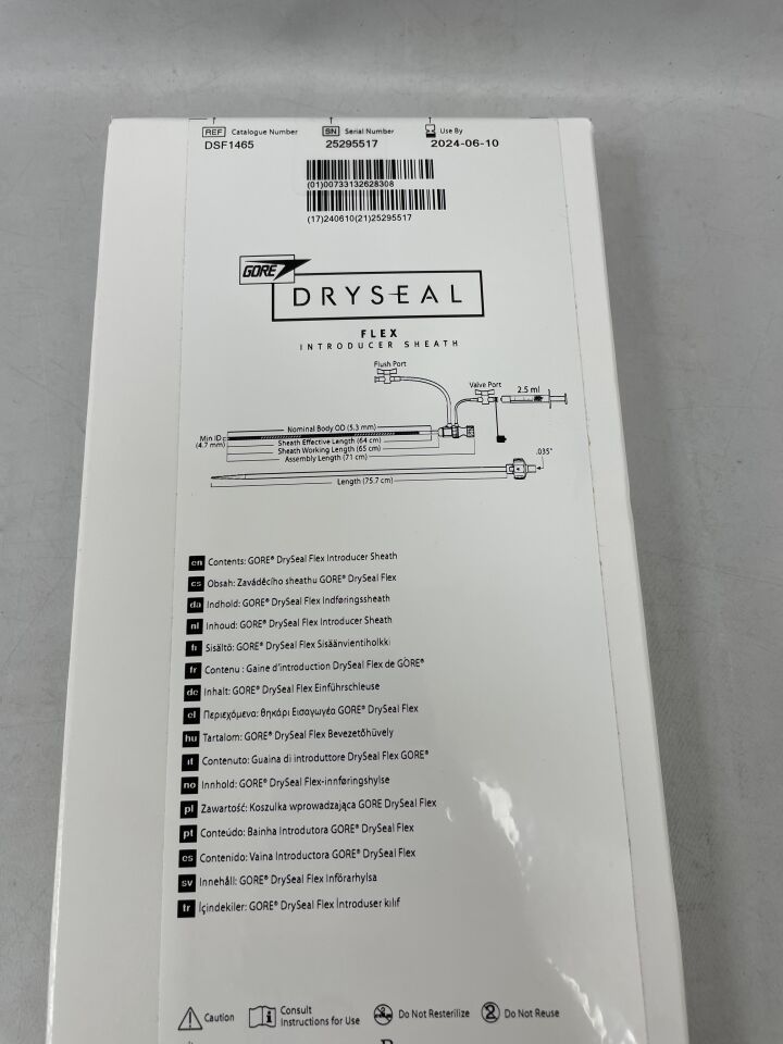DSF1465 - GORE - DrySeal Flex Sheath with Hy, (BX/1) - ( Expiry Date: 2024-06-10 )