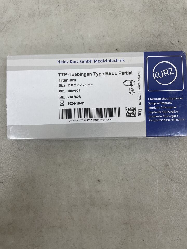 1002227 - KURZ - TTP Tuebingen Type BELL Partial, 0.2 x 2.75mm, (BX/1) - ( Expiry Date: 2024-10-01 )