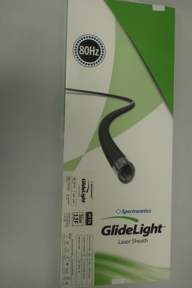 500-301 - SPECTRANETICS - GlideLight Laser Sheath, 12 Fr x 50 cm Working Length, () - ( Expiry Date: 2023-06-07 )