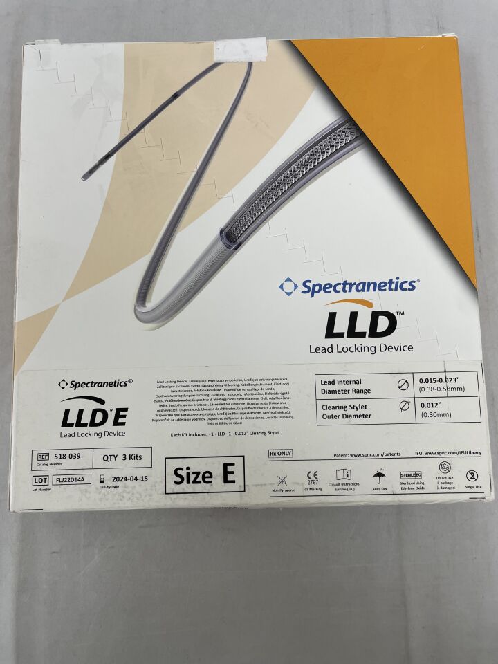 518-039 - SPECTRANETICS - LLD E Lead Locking Device - .012"
, () - ( Expiry Date: 2023-02-12 )