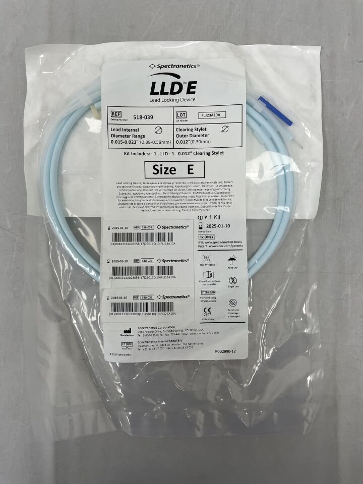 518-039 - SPECTRANETICS - LLD E Lead Locking Device - .012"
, () - ( Expiry Date: 2025-01-10 )