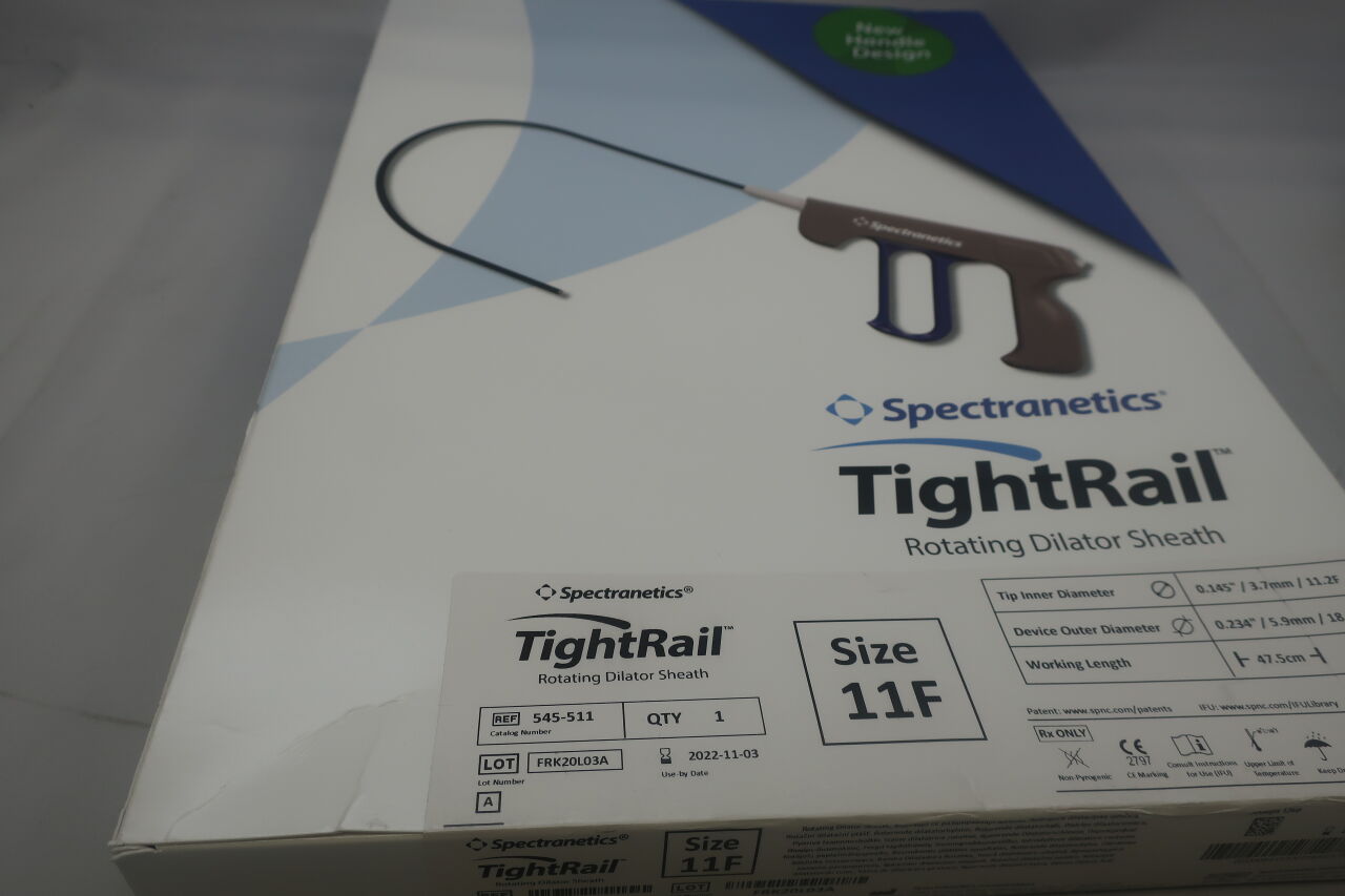545-511 - SPECTRANETICS - TightRail Rotating Dilator Sheath, 11.2 ID x 18 Fr OD, (BX/1) - ( Expiry Date: 2025-02-23 )